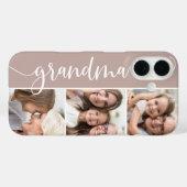 Grandma Script Photo Collage Case-Mate iPhone Case (Achterkant (horizontaal))