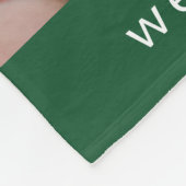 Grandma Script Photo Collage Fleece Deken (Hoek)