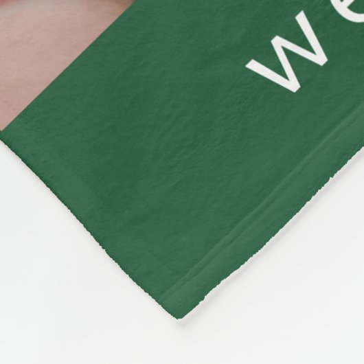 Grandma Script Photo Collage Fleece Deken (Hoek)