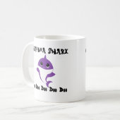 Grandma Shark Coffee Mok (Voorkant links)