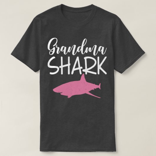 Grandma Shark Family Shark Lover  T-shirt (Design voorkant)