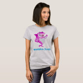 Grandma Shark | Funny Personalized T-shirt (Voorkant volledig)
