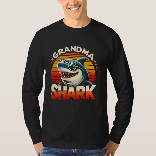 Grandma Shark Funny Shark Matching Family for Wome T-shirt (Voorkant)