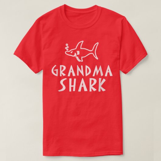 Grandma Shark  T-shirt (Design voorkant)