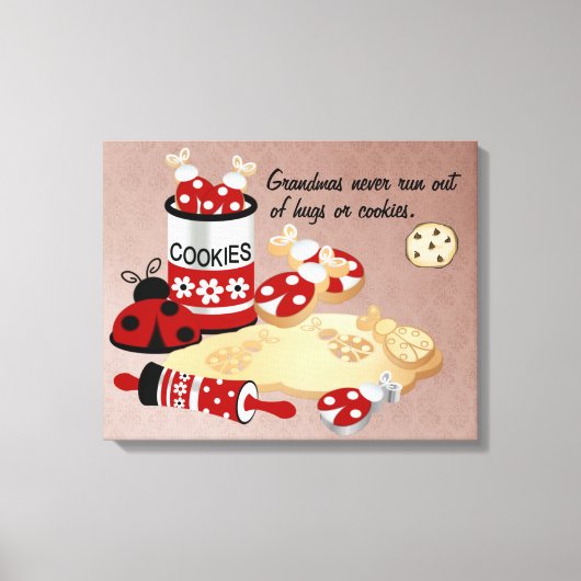 Grandma Special Wrapped Canvas Afdruk (Voorkant)