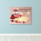 Grandma Special Wrapped Canvas Afdruk (Insitu (Houten vloer))
