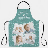 Grandma Sprinkles ons met Love Photo Collage Schort (Voorkant)