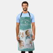 Grandma Sprinkles ons met Love Photo Collage Schort (Gedragen)