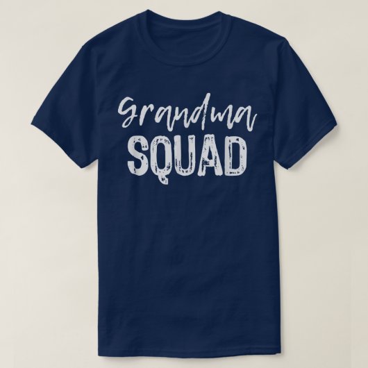 Grandma Squad Cute Funny Gift Moederdag T-shirt (Design voorkant)