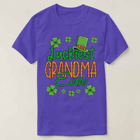 Grandma St Patrick Day Luc3 Grandma Ever St Pa T-shirt (Design voorkant)