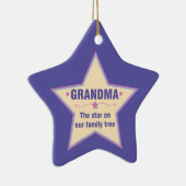 Grandma Star Keramisch Ornament (Rechts)