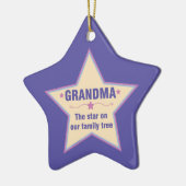 Grandma Star Keramisch Ornament (Links)