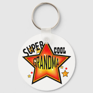 Grandma Super Cool Star Grandmoeder Funny Sleutelh Sleutelhanger