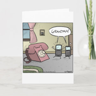Grandma Telephone Kaart