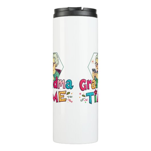 Grandma Time Thermosbeker (Achterkant)