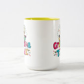 Grandma Time Tweekleurige Koffiemok (Center)