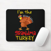 Grandma Turkey Matching Family Group Thanksgiving  Muismat (Met muis)