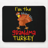 Grandma Turkey Matching Family Group Thanksgiving  Muismat (Voorkant)