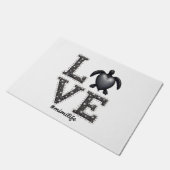 Grandma Turtle - Love Mimi Life Sea Turtle, Mimi T Deurmat (Schuin)