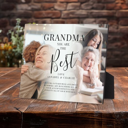 'GRANDMA' u bent de Beste Foto's, Namen en Citaat Fotoplaat