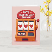 Grandma Valentine Win Card Kaart (Gele Bloem)