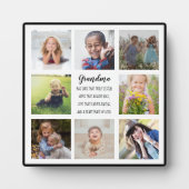Grandma Verse 8 Photo Tabletop Plaque met Easel Fotoplaat (Voorkant)
