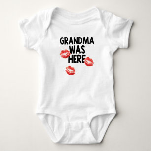 Grandma was hier Kisses Baby Bodysuit