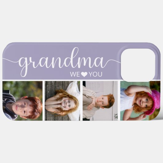 Grandma we houden van je foto Case-Mate iPhone case (Achterkant (horizontaal))