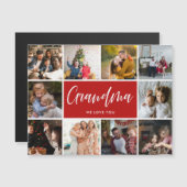 Grandma we houden van je foto Collage (Voorkant / Achterkant)