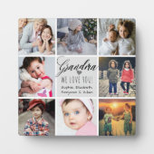 Grandma we houden van je foto Collage Fotoplaat (Voorkant)