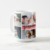 Grandma we houden van je foto Collage Koffiemok (Voorkant links)