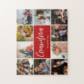Grandma we houden van je foto Collage Legpuzzel (Verticaal)