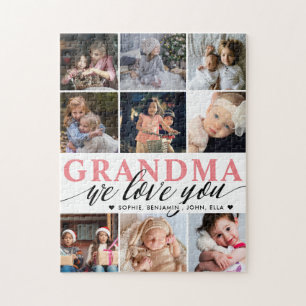 Grandma we houden van je foto Collage  Legpuzzel