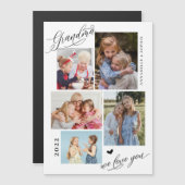 Grandma we houden van je foto Collage Typografie (Voorkant / Achterkant)