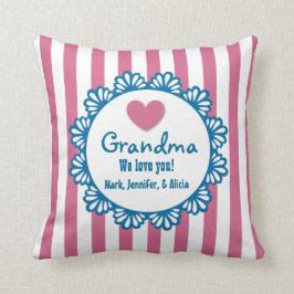 GRANDMA We houden van je met hart en strepen B03 Kussen