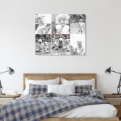 Grandma we houden van je zes foto's Collage Canvas Afdruk (Insitu (Slaapkamer))
