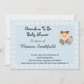 GrandMa wordt Baby shower Invitation Kaart (Voorkant)