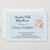 GrandMa wordt Baby shower Invitation Kaart (Voorkant)