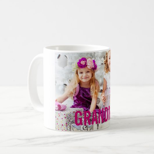 Grandma Your Kinder Photo Mok (Voorkant links)