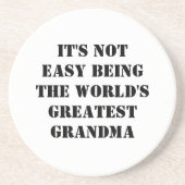 Grandma Zandsteen Onderzetter (Voorkant)
