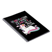 Grandmacorn Like A Normal Grandma Only More Awesom Notitieboek (Rechterzijde)