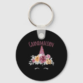 Grandmacorn Unicorn Grandma Premium  Sleutelhanger (Voorkant)