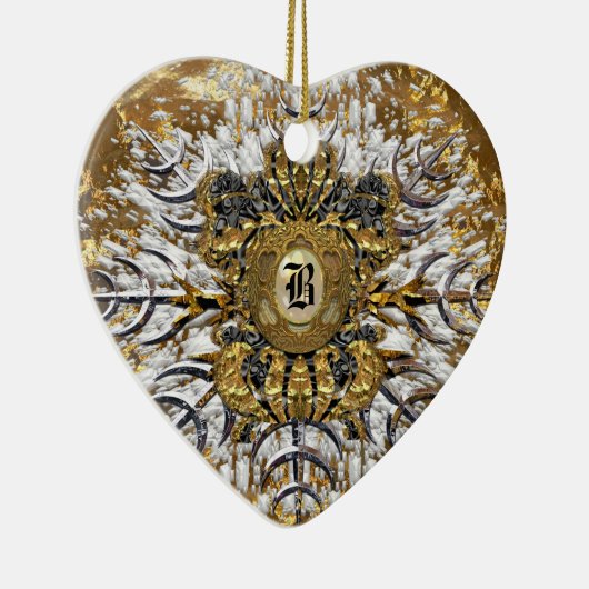 Grandmarch-monogram Keramisch Ornament (Rechts)