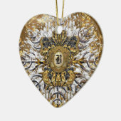 Grandmarch-monogram Keramisch Ornament (Links)