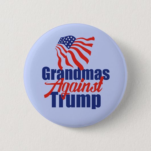 Grandmas against Trump Ronde Button 5,7 Cm (Voorkant)
