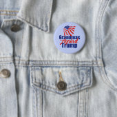 Grandmas against Trump Ronde Button 5,7 Cm (In situ)