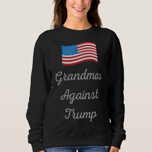 Grandmas against Trump Trui (Voorkant)