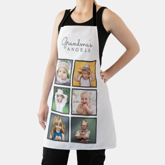 Grandma's Angels Custom Six Photo Template Schort (Insitu)