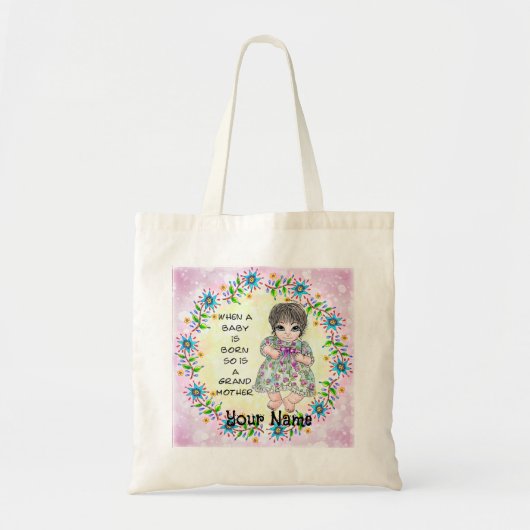 Grandmas Baby Girl   Tote Bag (Voorkant)