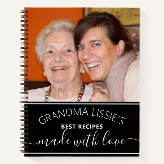 Grandma's Best Recipes Photo Cookbook Notitieboek (Voorkant)